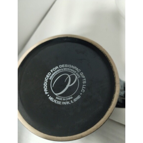 CRAFTSMAN Coffee / Tea/Soup Mug Black Large Ceramic Holds 16 Ounces Hot Or Cold - Picture 5 of 7